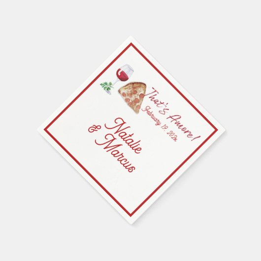 スタイルアイタリアンモアブライダルシャワー スタンダードカクテルナプキン (角)