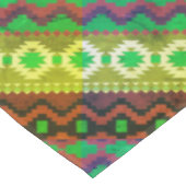 スタイルアステカグリーンブラウンタン テーブルクロス (アングル)