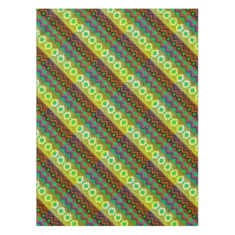 スタイルアステカグリーンブラウンタン テーブルクロス