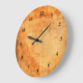 スタイルイタリアンテラコッタレンガ壁 ラージ壁時計 (傾斜)