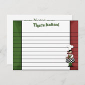 スタイルイタリアンレシピカード ポストカード (正面/裏面)