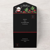 スタイルカスタムで『スリーギン』だ！」 クリスマスパーティー オールインワン招待状 (外側)