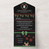 スタイルカスタムで『スリーギン』だ！」 クリスマスパーティー オールインワン招待状 (内側)