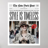 スタイルカスタムは時代を超越したトレンディーウォールアート ポスター (正面)