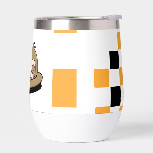 スタイルカスタム水びん：茎のないワインのタンブラー、 (左面)