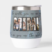 スタイルカスタム水びん：茎のないワインのタンブラー、 (左面)