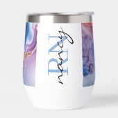 スタイルカスタム水びん:茎のないワインのタンブラー、 (左面)