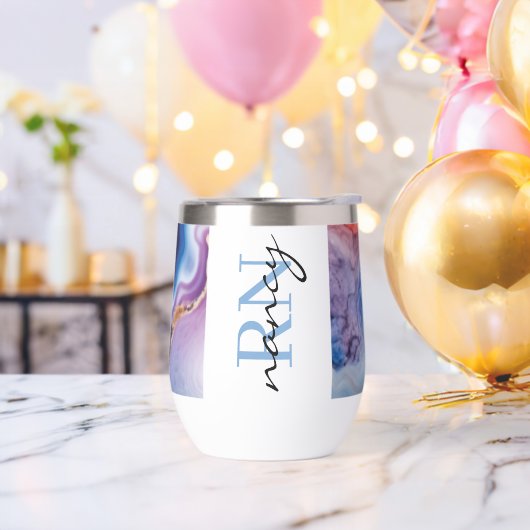 スタイルカスタム水びん:茎のないワインのタンブラー、 (バチェラーパーティー)