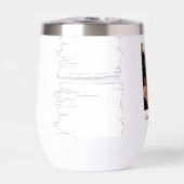 スタイルカスタム水びん：茎のないワインのタンブラー、 (正面)