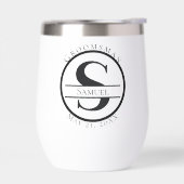 スタイルカスタム水びん：茎のないワインのタンブラー、 (左面)