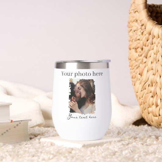 スタイルカスタム水びん：茎のないワインのタンブラー、 (リビング)