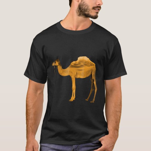 スタイルカメリッド砂漠シルエット Tシャツ (正面)
