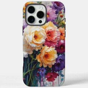 スタイルギフトの開花鮮やか:フローラはっきりした: iPhone 16 PRO MAXケース