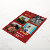 スタイルギャラリーフォイル卒業発表招待状 箔シーズンカード (回転した状態)