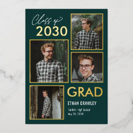 スタイルギャラリーフォイル卒業発表招待状 箔招待状