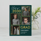 スタイルギャラリーフォイル卒業発表招待状 箔招待状 (立ち正面)