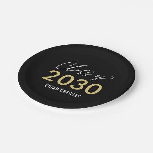 スタイルギャラリー編集可能カラーグラードパーティープレート ペーパープレート (アングル)