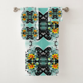 スタイルクラシックの花 バスタオルセット