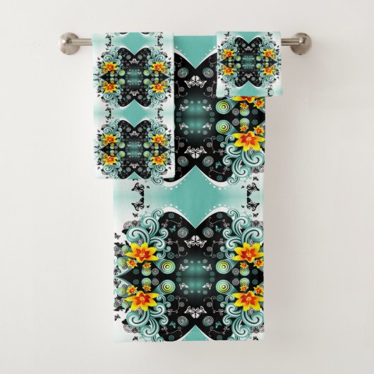 スタイルクラシックの花 バスタオルセット (インサイチュ)