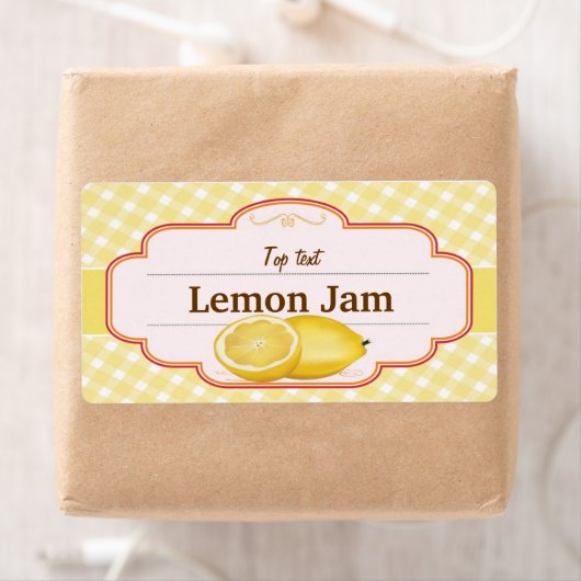 スタイルクラシックジャムゼリー伝統的レモンジャム ラベル (インサイチュ)