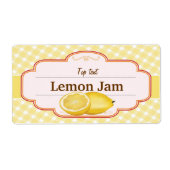 スタイルクラシックジャムゼリー伝統的レモンジャム ラベル (正面)