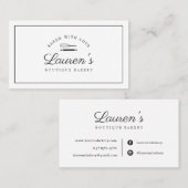 スタイルクラシックホームベーカリーロ焼いたゴと愛 名刺 (正面/裏面)