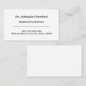 スタイルクラシック医療プロフェッショナル名刺 名刺 (正面/裏面)