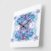 スタイルクラシック星 スクエア壁時計 (傾斜)