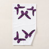 スタイルクラシック蝶 バスタオルセット (ハンドタオル)