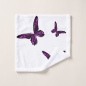 スタイルクラシック蝶 バスタオルセット (ウォッシュタオル)