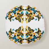 スタイルクラシック蝶 ラウンドクッション (裏面)