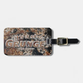 スタイルグランジの文字 ラゲッジタグ (正面横)