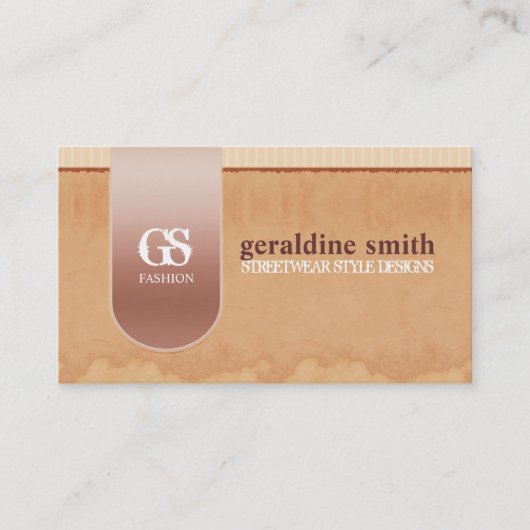 スタイルグランジファッションデザイナー名刺 名刺 (正面)