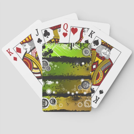 スタイルグランジ音楽バナー トランプ (裏面)