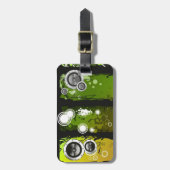 スタイルグランジ音楽バナー ラゲッジタグ (正面縦)