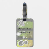 スタイルグランジ音楽バナー ラゲッジタグ (裏面縦)