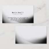 スタイルグレーホワイトパターンコンサルタントの名刺 名刺 (正面/裏面)