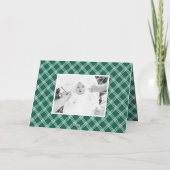 スタイルシンプルハッピーホリデーズフォト シーズンカード (裏面)