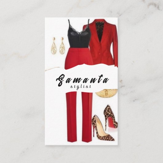 スタイルスタイリストファッションの旅はここから始まる 名刺 (正面)