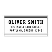 スタイルストライプズバーシティスポーティ名差出人住所 セルフインキングスタンプ (デザイン)