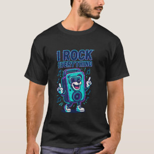 スタイルスピーカー - カートゥーン デザインで全てをロック Tシャツ