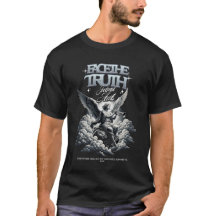 スタイルスピークTシャツ ブルー抽象波動カスタムTシャツ