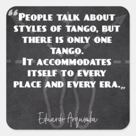 スタイルズオブアルゼンチンタンゴ引用文 スクエアシール