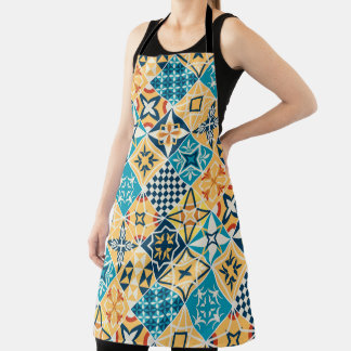 スタイルタイル地中海の料理プロヴァンストスカニー エプロン
