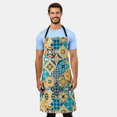 スタイルタイル地中海の料理プロヴァンストスカニー エプロン (着用した状態)