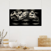 スタイルデジタルグラフィティ ポスター (キッチン)