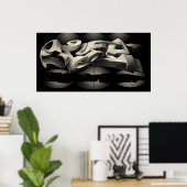 スタイルデジタルグラフィティ ポスター (ホームオフィス)