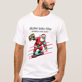 スタイルトレンディーTシャツで休日にスケート Tシャツ