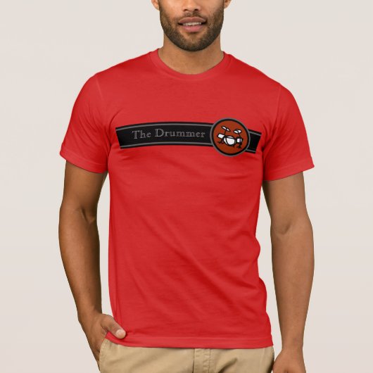 スタイルドラマー。ミュージック Tシャツ (正面)