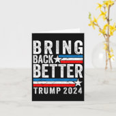 スタイルバックより良いトランプ2024 カード (黄色い花)